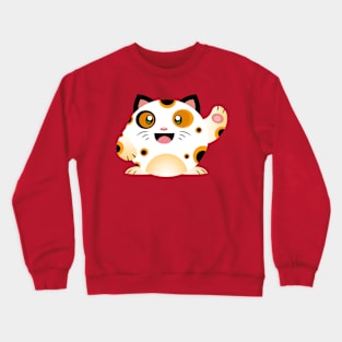 Calico Lucky Cat Crewneck Sweatshirt